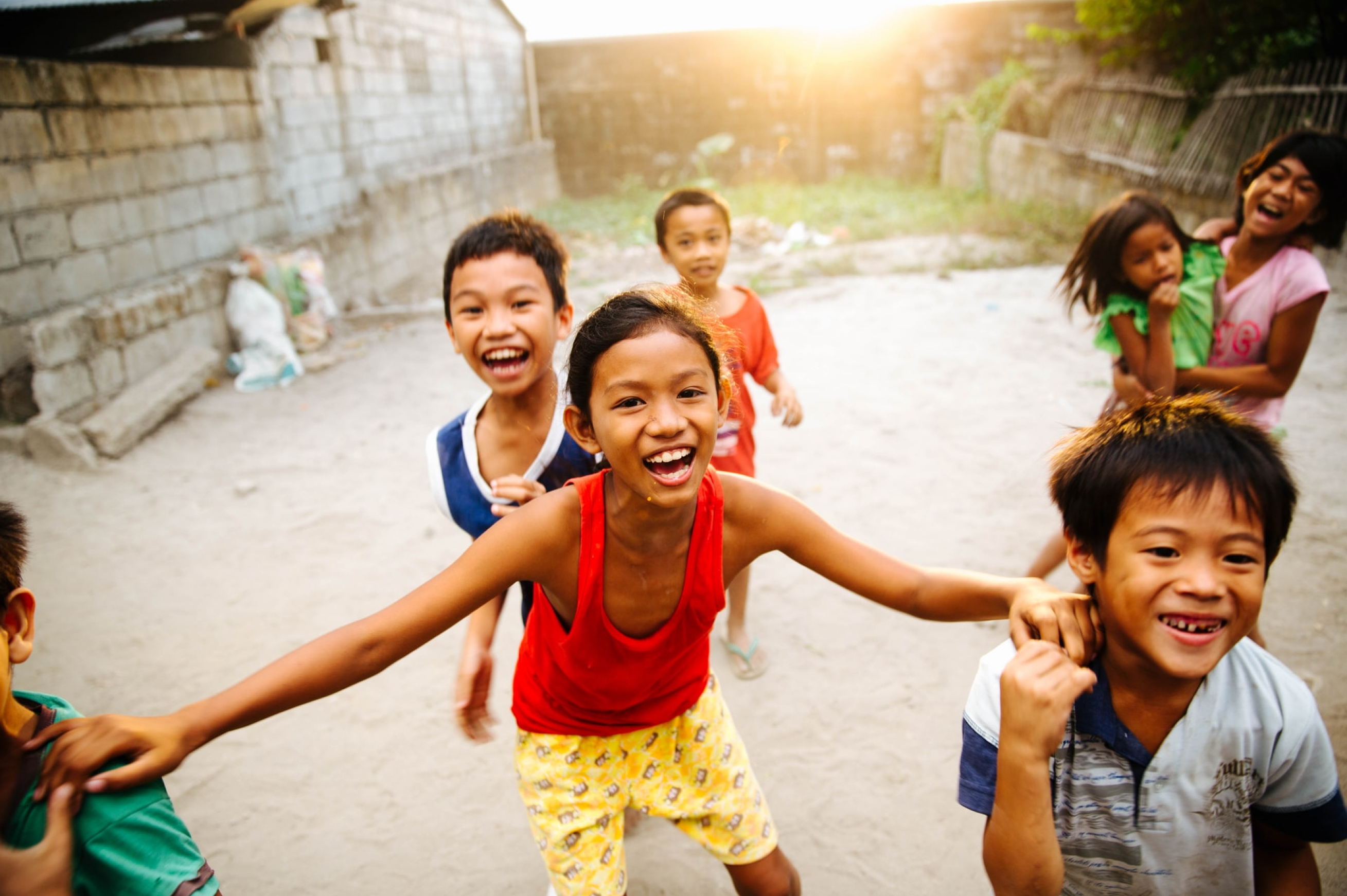 children playing